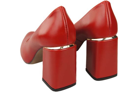 Damenschuhe Rote Pumps, Naturleder 179 ElitaBut