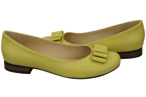 Damen Ballerinas Naturleder Lemon 702 ElitaBut
