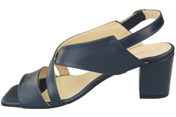 Damenschuhe Sandalen Marineblau Naturleder 149 ElitaBut