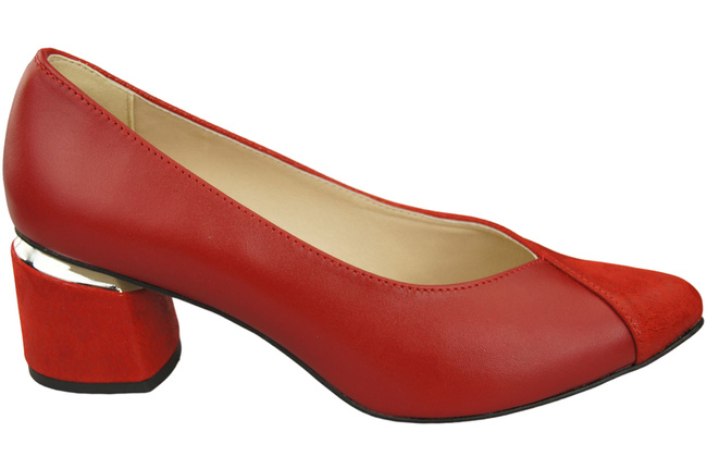 Einzigartige Damenschuhe aus Naturleder Fühlen Sie Luxus an Ihren Füßen Rot 191 ElitaBut