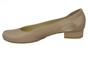 Damen-Ballerinas Cappuccino, Naturleder 103 ElitaBut