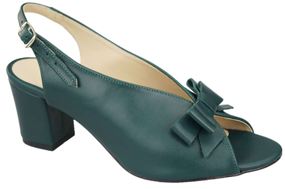 Damenschuhe Malachite-Sandalen, natürlich genarbtes Leder, 148 L ElitaBut