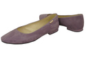 Damenschuhe Ballerinas Lila, Naturleder, Wildleder 131 ElitaBut