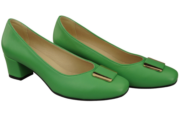 Damenschuhe Pumps Naturleder 187 Lime ElitaBut