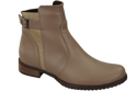 Damen-Winterstiefel, Naturleder, Cappuccino 156, von ElitaBut