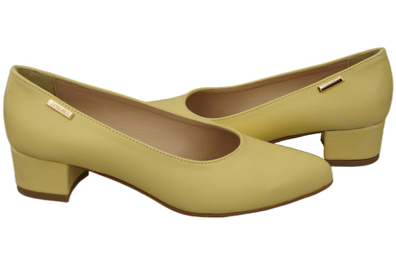 Damen Pumps Banane mit niedrigem Absatz zeitlose Eleganz und Komfort 220 ElitaBut