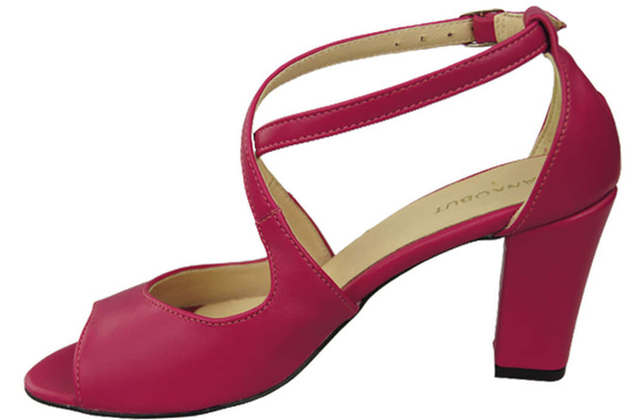 Damenschuhe Lila Sandalen, Naturleder 186 ElitaBut