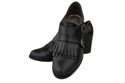 Damenschuhe, Naturleder, Schwarz 985 ElitaBut