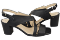 Damenschuhe Sandalen Schwarz Naturleder 149 ElitaBut