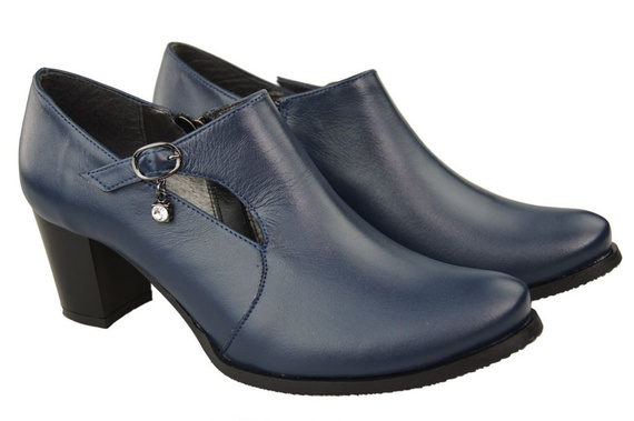 Damenstiefel Naturleder Marineblau 109 ElitaBut