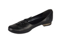 Damen Ballerinas, Naturleder, Schwarz 700 ElitaBut
