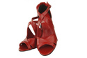 Damenschuhe Sandalen Rot Naturleder 130 ElitaBut