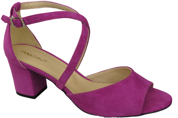 Damenschuhe Sandalen Alpenveilchen, Naturleder, Wildleder 111 ElitaBut