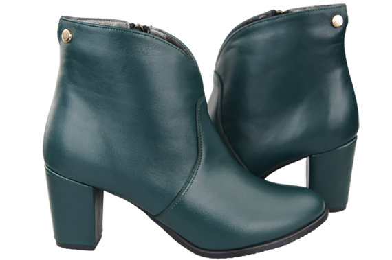 Winterstiefel für Damen, Naturleder, Malachit 152, von ElitaBut
