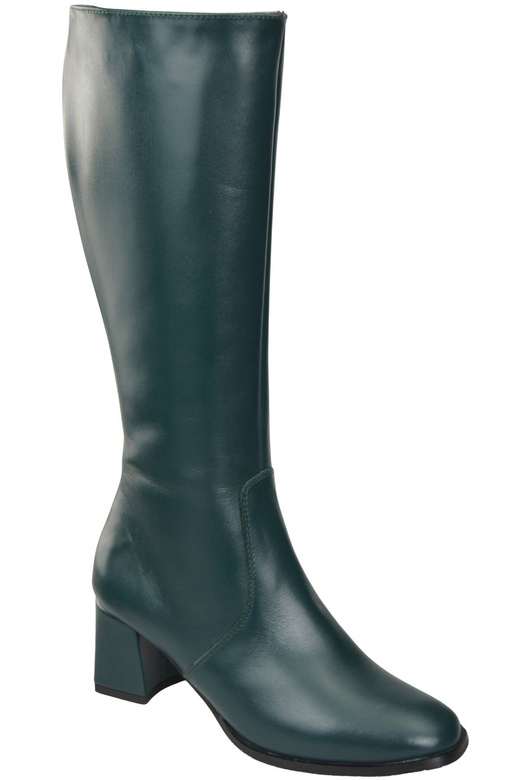 Bequeme Damen Malachit Niedrig Absatz Stiefel Naturleder 212 ElitaBut