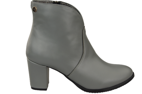 Winterstiefel für Damen, Naturleder, Grau 152 von ElitaBut