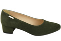 Bequeme Damen-Schuhe Khaki aus echtem Veloursleder 220 Z ElitaBut