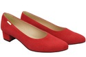 Bequeme Damen-Schuhe Rot aus echtem Veloursleder 220 Z ElitaBut