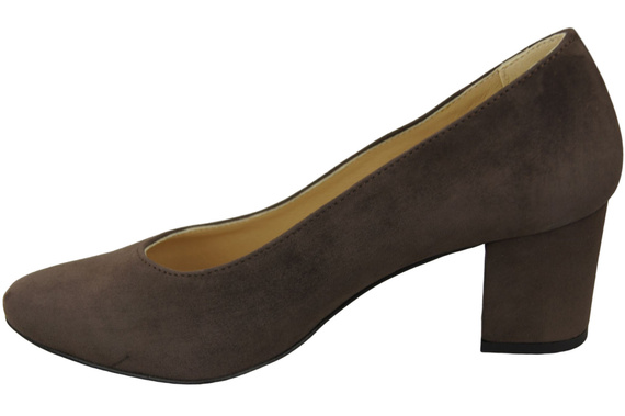 Damenschuhe Schokoladenpumps Natürliches Wildleder 106 ElitaBut