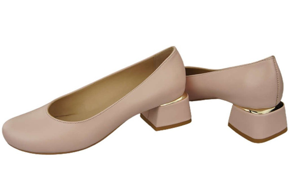 Damenschuhe Pumps Naturleder 159 Puderrosa ElitaBut