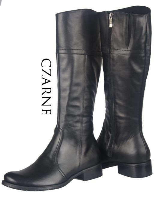 Damenstiefel, Naturleder, Schwarz 636 ElitaBut