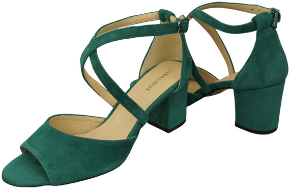 Damenschuhe Malachit-Sandalen, Naturleder, Wildleder 111 ElitaBut