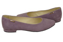 Damenschuhe Ballerinas Lila, Naturleder, Wildleder 131 ElitaBut