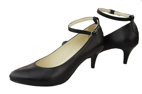 Damenschuhe Pumps Schwarz Naturleder 997 ElitaBut