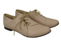 Damen-Ballerinas Cappuccino, Naturleder 110 ElitaBut