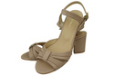 Damenschuhe Sandalen Cappuccino Grain Naturleder 168 ElitaBut