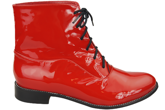 Damenstiefel Frühling/Herbst Naturleder Rot Lack 155 L ElitaBut