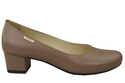 Damenschuhe Pumps Naturleder 116 Cappuccino ElitaBut