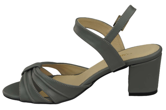 Damenschuhe Sandalen Grau Naturleder 168 ElitaBut