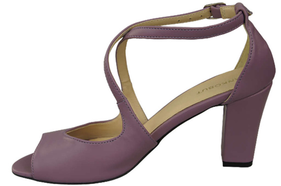 Damenschuhe Sandalen Lila Naturleder 186 ElitaBut