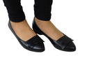 Damenschuhe Ballerinas Schwarz, Naturleder 988 ElitaBut