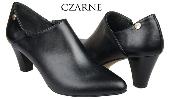 Damenstiefeletten, Naturleder, Schwarz 864 ElitaBut