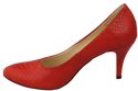 Damenschuhe Pumps Rot Schlangenmotiv Naturleder 150 ElitaBut